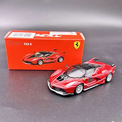 Burago 1:64 Escala Modelo de Coche de Carreras de la Serie Ferrari, Miniatura de Coche Réplica Fundida a Presión para Niños, Modelo de Coche Coleccionable de Aleación Pequeño, Regalo de Navidad y Cumpleaños