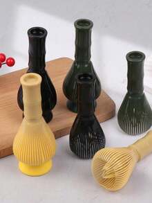 1 pieza Soporte de plástico ABS para batidor de matcha, accesorio de café, cepillo de té matcha de barista de latte, resistente al calor y duradero, fácil de limpiar