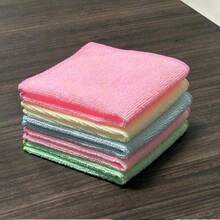 1pc Dishcloth Household Cleaning Scouring Cloth Car Wipe Car Cleaning Rag Water-Absorbing Microfiber Rag