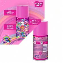 Aerosol para Peinar Cabello Net de 100 ml con Destellos - Suavidad y Brillo para Todas las Niñ y Tipos de Cabello - Multicolor - Ver 2