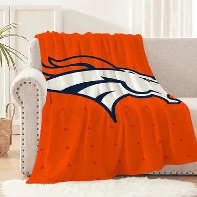 Fashion  Blanket Soft Comfortable Nap Plush Suitable Iiving Room Office Bedroom Birthday D-Denver B-Broncos Home Gift.Jpg