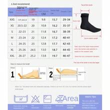 A Pair Of Diving Socks, 3MM Men's And Women's Swimming Warm, Deep Diving And Snorkeling Socks, Long Anti Slip And Wear-Resistant Beach Socks