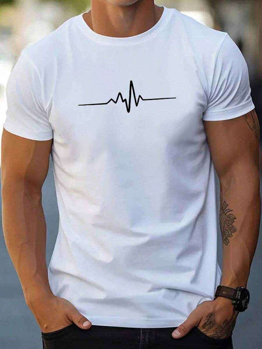 playera de hombre playeras de hombre camisas de hombre para hombre casuales tops deportiva de hombre casual sudadera disfraz - Blanco - Ver 1