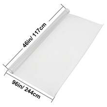 96 X 46 Inch Clear Table Protector, 2mm Thick Transparent Desk Pad, Plastic Table Cover Protector For Dining Room Table - 96 X 46 Pulgadas - View 10