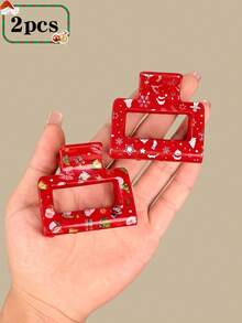 2/3/4/7 buc 2025 agrafe de păr drăguțe de Crăciun pentru fete, adorabile cu Moș Crăciun, reni, clopoței și oameni de zăpadă, potrivite pentru ținuta zilnică a fetelor, petrecerea de ziua de naștere, călătoriile, ținuta de festival sau cadoul de Crăciun pentru iubite