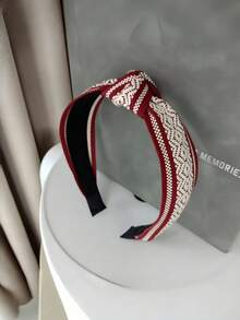 Set Girls' Delicate Floral Embroidered Mesh Headbands, Minimalist & Sweet Hair Accessories ,Hair Hair Hoop