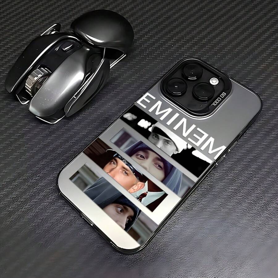 La funda para teléfono del popular rapero E- compatible con los modelos de 17, 16E, 16, 15, 14, 13, 12, 11, Pro,,, X, XR, XSMAX, 8 y Plus, con un acabado mate para protección caídas.17 17promax - Negro - Ver 1