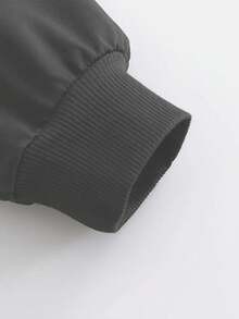 Tween Girl Graphic Print Thermal Lined Sweatshirt, Warm & Comfortable For Autumn/Winter