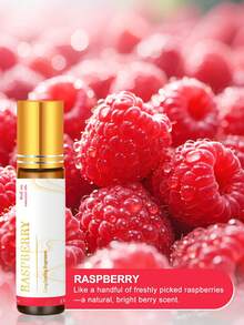EMBRACEX. 10毫升覆盆子精油滚珠瓶 - 女士香氛精油，持久留香 | 身体按摩油，护肤香氛 | 日常香薰精油 | 女士礼品，蜡烛制作材料，家居空气清新剂 - Raspberry - 查看 3