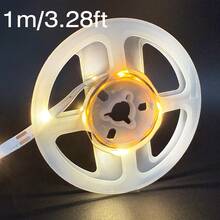 NBBUFF 3ft-100ft Luzes LED com Botão USB para Iluminação Residencial, Basta Plugar e Ligar, Muito Fácil de Instalar, Luzes Brancas Quentes 3000k e Brancas 6500k, Luzes Noturnas Adequadas para Bottom de TV, Quarto, Armário, Iluminação de Showroom, Espelho, Máquina de Costura, Guarda-Roupa, Iluminação Noturna de Escada, Decoração de Halloween, Decoração de Natal