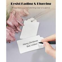 100 Pcs White Paper Tags With String Writable Cardstock Price Tags With Jute Twine Hang Tags For DIY Crafts Clothing Christmas Wedding Birthday Blank Merchandise Marking Tags 2.76 X 1.55 Ideal For Gift Labeling Product Tagging And Seasonal Drations With Natural Jute String And -Friendly Paper Material