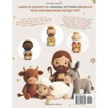 Kawaii Amigurumi Nativity: Amigurumi Nativity: Crochet kawaii yarn art, Mary, Joseph, Jesus, angels, shepherds, Wise Men, sheep, Crochet Patterns a Merry - inicial - Ver 2