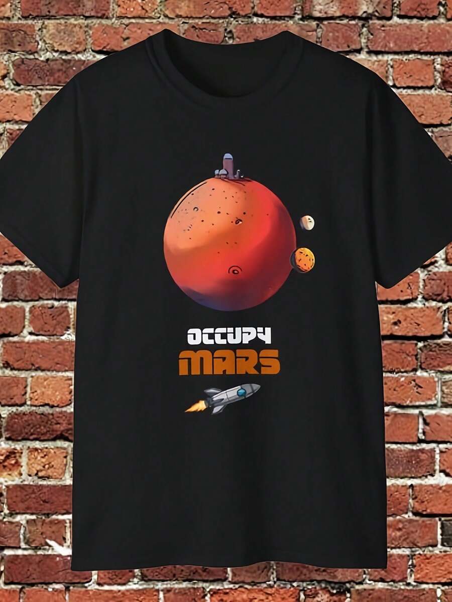 Occupy Mars T-Shirt - Style4 - View 1