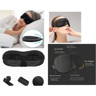 1PCS Eye Mask 3D Body Eye Mask Steam Eye Mask Light-Blocking Eye Mask Sleep Aid Sleeping Eye Mask Eye Cover Light-Blocking Zero Pressure Sleeping Eye Mask