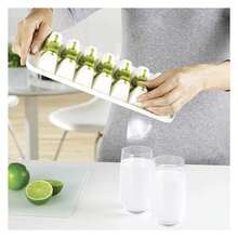 Joseph Joseph QuickSna Ice Cube Tray With Cover Lid Easy-Release No-Spill Stackable Odor-Free Dishwasher Saf, Green - 多色19 - 查看 3