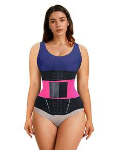 2-Layer Waist Trainer, Compression Waist Trimmer Belt For Workout, Running, Fitness - Sweat Enhancing, Waist Shaping