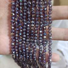 10 串闪亮 4 毫米玻璃珠/节日珠/奥地利玻璃珠/玻璃圆珠/水晶隔珠，适用于手链/项链/脚链/耳环珠宝制作/DIY 散珠 - 彩色 - 查看 23