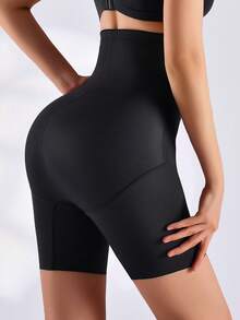 Women's High Waist Front Zipper Lift Tummy Control Seamless Slimming Shorts, Thin Waist Shaping Comfortable Shapewear