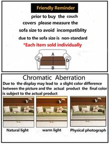 1 件四季沙发垫套，现代简约防滑沙发座垫，防尘可洗沙发套，柔软防褪色，宠物友好，适合 L 型沙发和 1/2/3/4 座沙发 - 綠色 - 查看 4