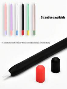 2pcs Compatible Apple Pencil Pro/Apple Pencil 2 Silicone Protective Case/Sleeve (Includes 2 Sleeves) - Multicolor - View 8