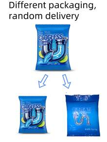 Jakehoe 10/8/5/4/3/2 Pieces Bathroom And Kitchen Pipe Unclogging Powder Dissolves Clogs And Eliminates Odors (Brand New Upgraded Packed,New And Old Styles Randomly Selected), Cleaning Powder Can Unclog Sewers