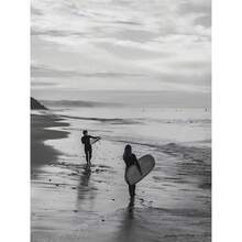 1 件墙壁艺术海报可选框架现代海滩海景波浪冲浪者冲浪印刷海报冲浪板冲浪运动帆布画墙壁艺术图片适用于房间家居装饰 - 彩色 - 查看 56