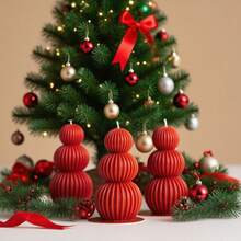 1 قطعة شمعة معطرة ذات تصميم فني كروي موجي بطراز نوردي بسيط، ديكور إبداعي للاحتفالات والعطلات، تصميم هندسي؛ قطعة فنية ديكورية، الوزن: حوالي 84 جرام، الحجم: 5*9.5 سم، ديكور المنزل، ديكورات عيد الميلاد، ديكور الغرفة، هدايا عيد الميلاد