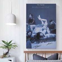 1 pièce Affiche sur canevas Maria Submarine, cadeau idéal pour la chambre, le salon, le couloir, décoration murale, convient pour le printemps, l'été, l'automne, l'hiver, décoration de la pièce, sans cadre - Multicolore - Voir 5