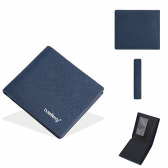 2026 Ny herrkort vintage-läderplånbok, RFID-blockerande multifunktionell kompakt korthållare med dragkedja, ID-dokumentmyntväska, gränsöverskridande retro miniplånbok för resor