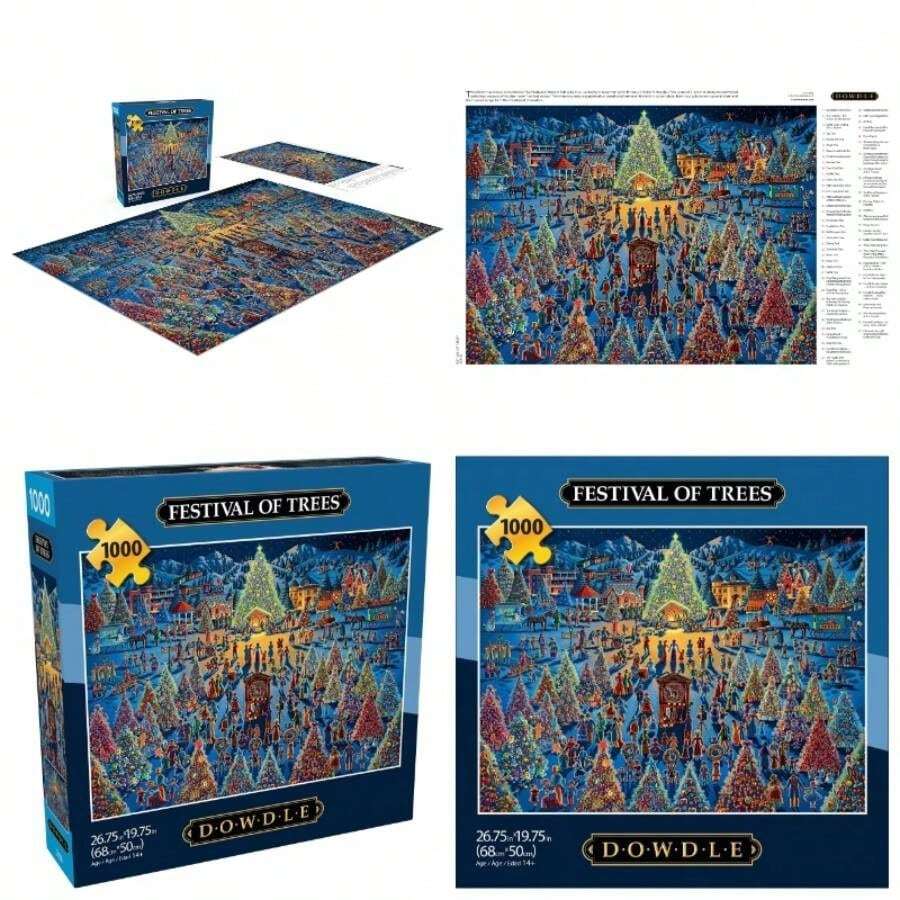 Ceaco - Silver Select - Kinkade - Spirit of - Rompecabezas de 1000 Piezas para Adultos, Rompecabezas desafiante Perfecto para Noches de Juego, tamao Acabado de 26.75x 19.75 - Multicolor - Ver 1