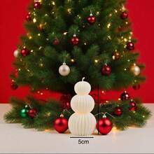 1 قطعة شمعة معطرة ذات تصميم فني كروي موجي بطراز نوردي بسيط، ديكور إبداعي للاحتفالات والعطلات، تصميم هندسي؛ قطعة فنية ديكورية، الوزن: حوالي 84 جرام، الحجم: 5*9.5 سم، ديكور المنزل، ديكورات عيد الميلاد، ديكور الغرفة، هدايا عيد الميلاد