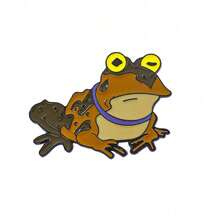 1 Pc Fantasy Cartoon Animal Brooch Classic Frog Shaped Enamel Pin Backpack Clothing Jewelry Metal Badge Accessories A Gift For Friends
