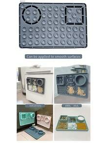 Silicone Non-Slip, Waterproof, Easy To Clean, Multi-Function Suction Cup Pet Bowl, Anti-Spill, Cat & Dog Food Dish