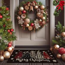 1pc Dog Mat Cat Rug HELLO And Welcome Entrance Door Mat High-End Entrance Step Mat Non Slip Entrance Carpet Light Luxury Entrance Household Mat Bathroom Floor Mat Door Mat Living Room Mat Spring Summer Autumn Winter Father's Day Mother's Day Gift