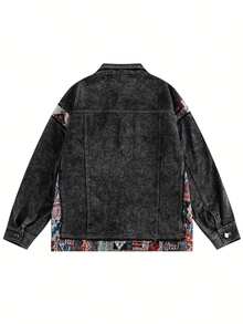 Men Denim Jackets - màu đen - Xem 5