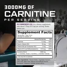 S38,Cutler Nutrition Carnitine 3000 Liquid – 2-Pack Energy & Workout Recovery Supplement - Buzz'in Orange - View 3