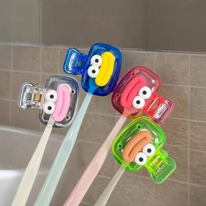 4 piezas Adorable Soporte para cepillo de dientes con boca de salchicha, Combinación de 4 colores vibrantes para el hogar y los viajes, Soporte y estuche para cepillo de dientes diseñado de forma adorable, Ideal para niños y adultos, Mejora la decoración del baño, Accesorio de cuidado oral divertido y funcional, Gran idea de regalo para fiestas y ocasiones especiales, Mantén tu cepillo de dientes limpio y organizado, Ligero y portátil para uso en movimiento, Esencial de baño elegante y práctico, Perfecto para uso familiar o viajes, Agrega un toque a tu rutina diaria, Fácil de limpiar y mantener, Diseño duradero y de larga duración, Imprescindible para cualquier configuración de baño.