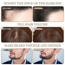 Polvo para Retocar Raíces de Cabello Hipoalergénico - Coloración para Todos Tipos de Cabello, Marrón, Talla Única - Marrón - Ver 8