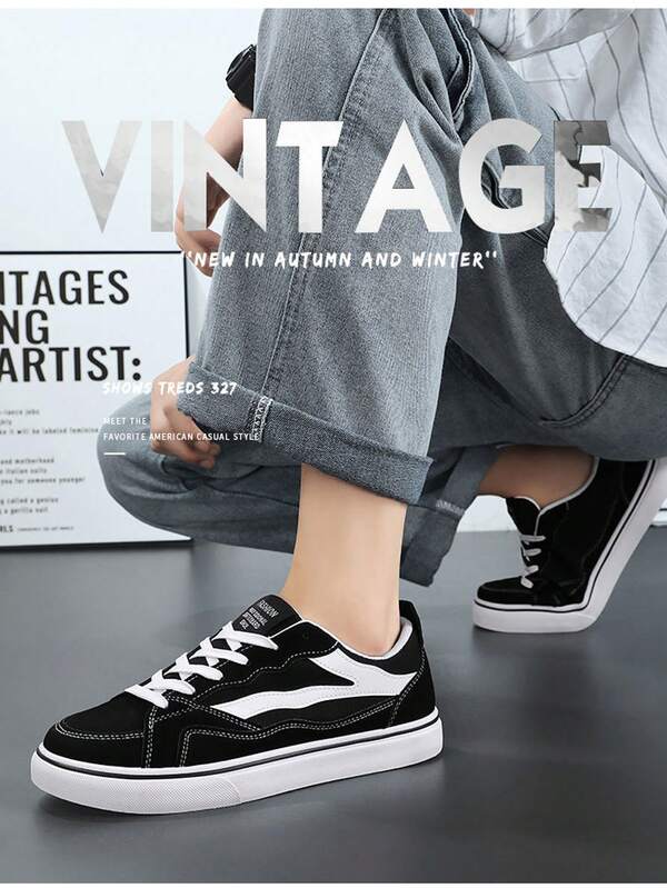 Men's New Breathable Black Canvas Shoes, Summer Classic Versatile Casual Sneakers, Low-Top Student Sports Shoes