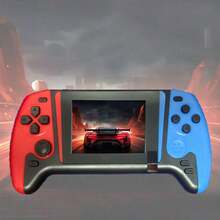 Q21 便携式复古掌上游戏机，内置 500 款游戏，无线控制器，可充电，支持电视连接（经典红蓝/蓝红/白配色） - 彩色 - 查看 17