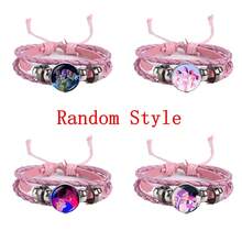 1 pieza Mercancía de anime de la caza de brujas de KPOP, regalos para fiestas de KPOP, pequeñas sorpresas, pulseras rosas con alto valor estético, regalos para amigos y familiares, estilos aleatorios