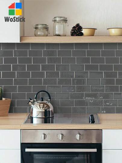 WoStick 1個 3D 防水キッチンステッカー、はがせて貼れる キッチンタイル、ステッカー、ウォールデカール、ビニールデカール ホームデコレーション、春の装飾アイテムでお家をリフレッシュ、ラマデコレーションステッカーキッチンデコレーション