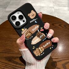 Funda protectora suave de alta calidad con orificios grandes, compatible con los modelos phone 17, 16, 15, 14, 13, 12 y 11 Plus Pro. Disponible en negro clásico, morado, gris y blanco. Ideal para Halloween y Acción de Gracias. - Blanco - Ver 7