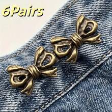 1/2/3/4/6 Pairs Butterfly Buckle Waist Cincher Removable Buckle Waist Trainer, No Sewing Required - Multicolor - View 37