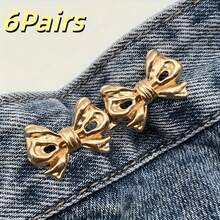 1/2/3/4/6 Pairs Butterfly Buckle Waist Cincher Removable Buckle Waist Trainer, No Sewing Required - Multicolor - View 27