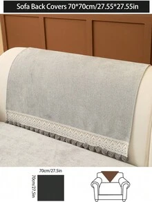 1 件四季沙发垫套，现代简约防滑沙发座垫，防尘可洗沙发套，柔软防褪色，宠物友好，适合 L 型沙发和 1/2/3/4 座沙发 - 淺灰色 - 查看 13