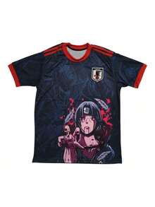 Black Japan Shirt Itachi Uchiha Beautiful D+ - 黑色 - 查看 2