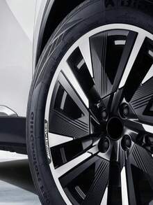 4Pcs Car Styling Wheel Rim Aluminum Logo Sticker Wheel Hub Decals For Mercedes Benz AMG A B C E G CLA C63 C63S E53 GT SLK W176 - one-size - View 4