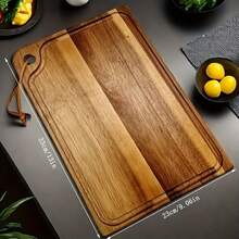 Premium Wooden Cutting Board - Serving Tray, Ideal For Meat, Cheese, Bread, Vegetables And Fruits | Perfect Kitchen Gadget, Caperci Better Cutting Board With Juice Groove And Handle Hole, Suitable For Meat (Butcher Block), Vegetables And Cheese, Multi-Purpose Chopping And Serving Board, Food Contact , Suitable For Holidays, Christmas, Thanksgiving, Halloween - Elegant Wedding And Birthday Gift