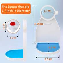 20252 Count Laundry Liquid Detergent Cup Holder Drip Catcher Tray Fabric Softener Drip Catcher Soap Holder Tray Cup Laundry Cup Holder And Drip Tray Laundry Cup Stand Container